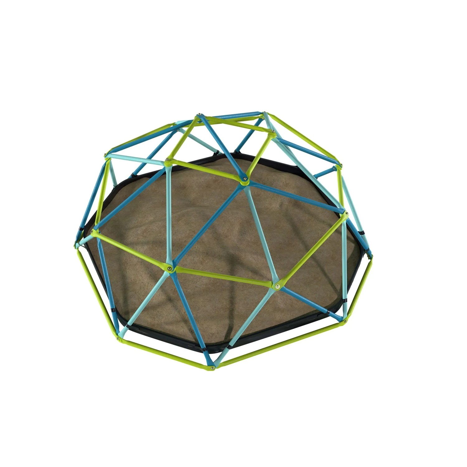 TP Toys Klettergerüst mit Sandkasten Metal Dome Blau 188 cm x 188 cm x 78 cm