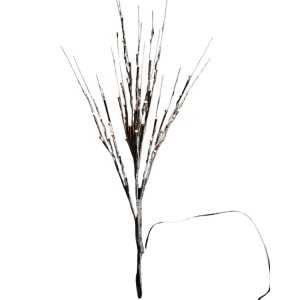 Lex LED Lichterzweig Lichterkette Dekozweige 54 LEDs Batterie Schwarz