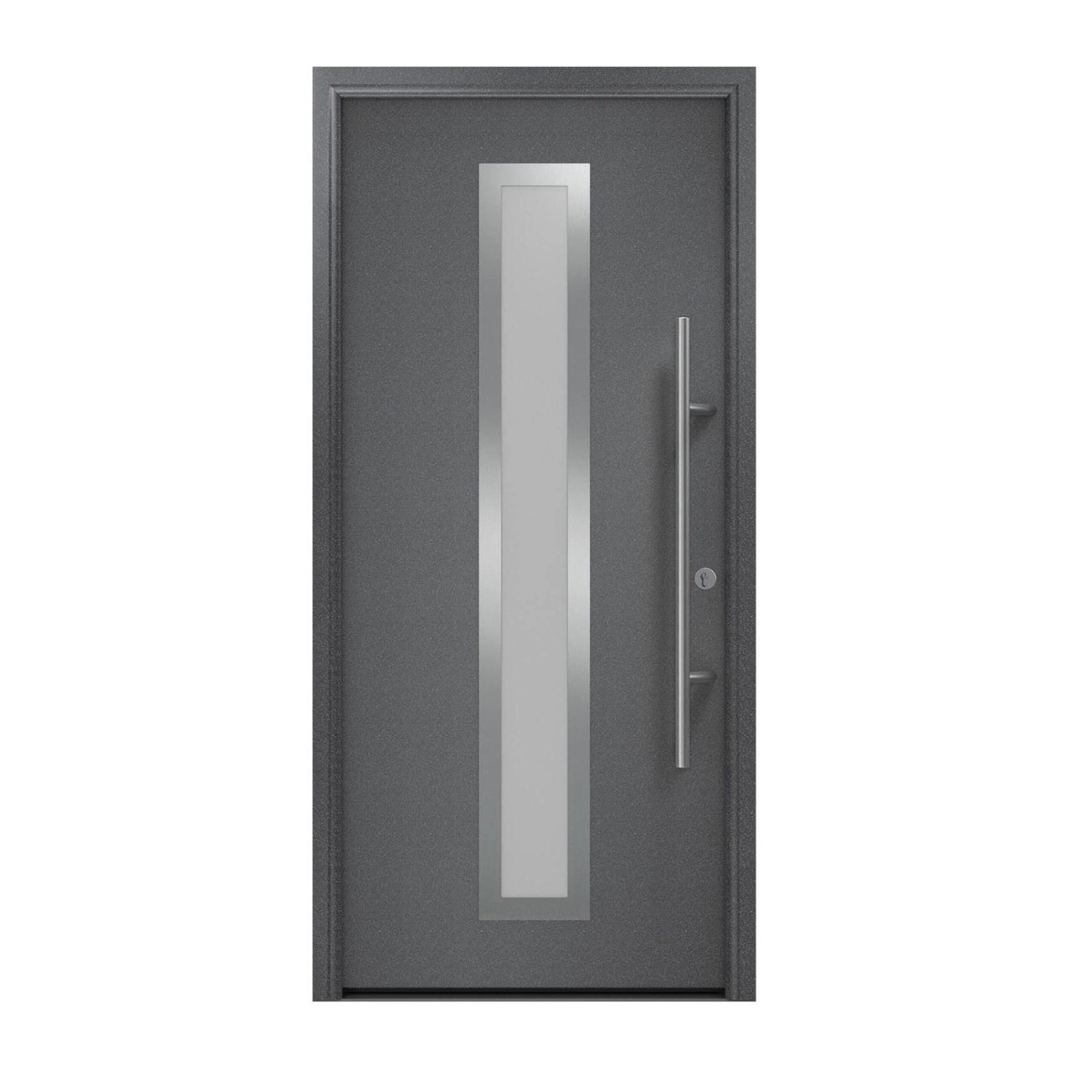 EcoStar Haustür Isopro Secur IPS 700S Anthrazitmetallic 110 cm x 210 cm DIN günstig online kaufen