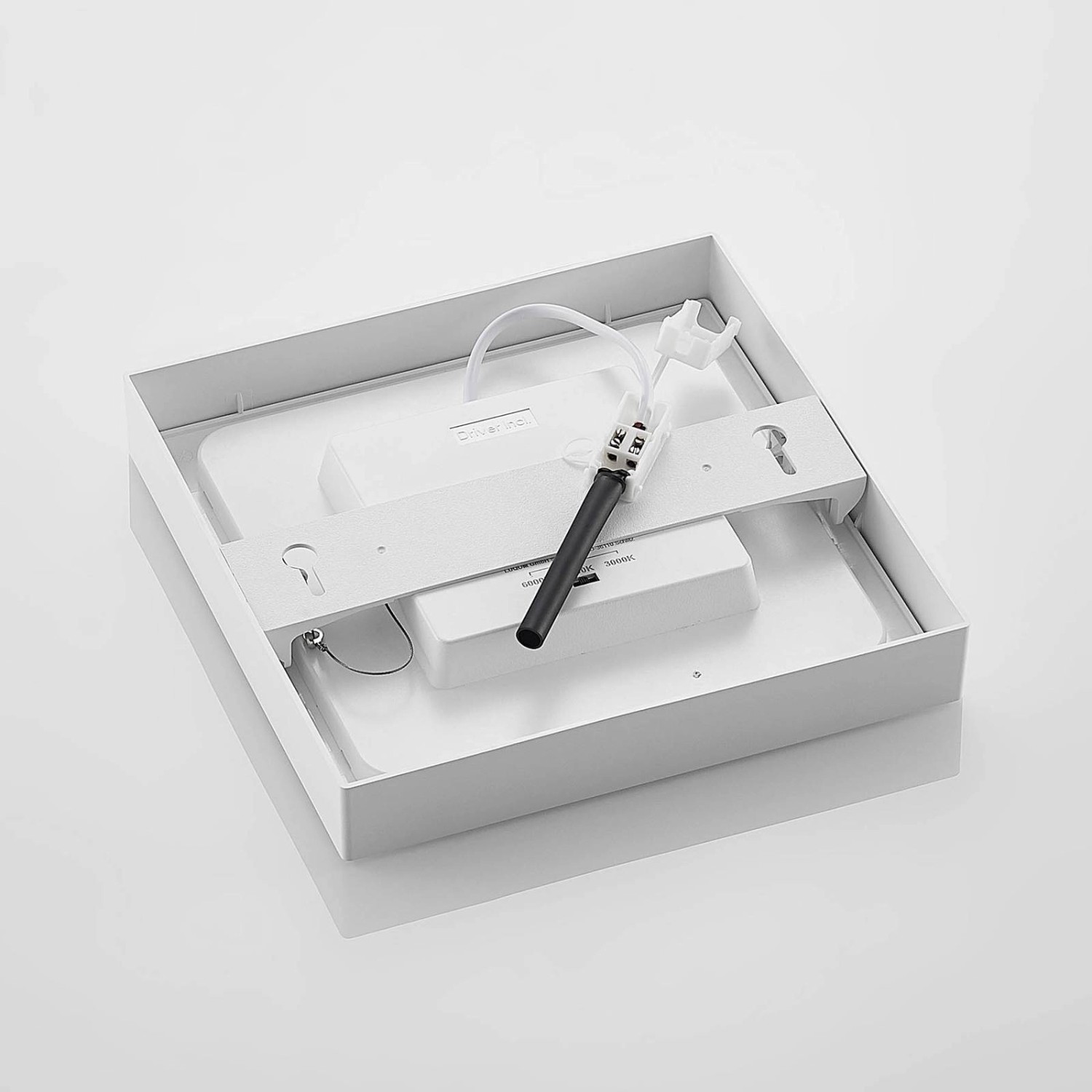 PRIOS LED Deckenleuchte Alette 9917062 Modern in Weiß aus Aluminium 1-flammig Badezimmerleuchte_4