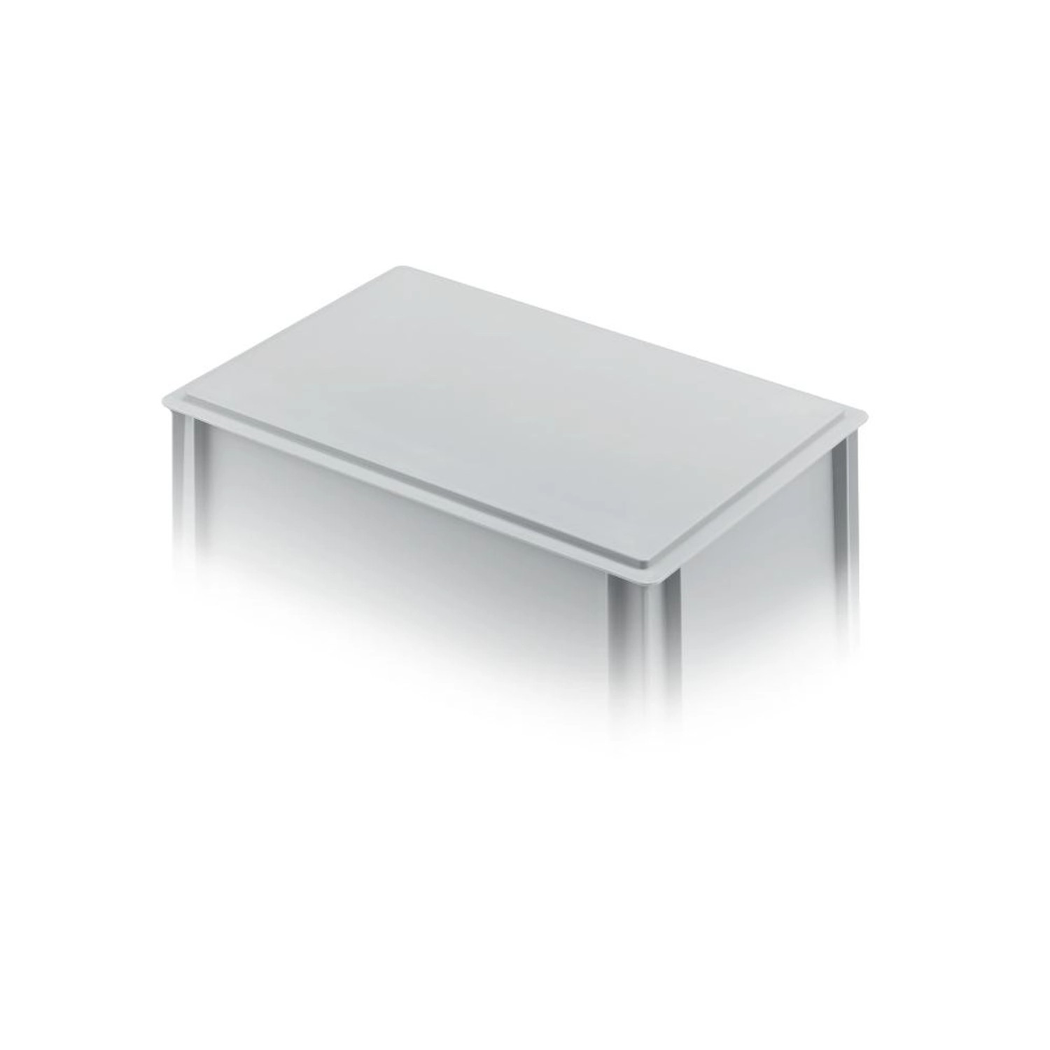 Graue Eurobox (22 Liter) im 10er Sparset. Stapelbarer Transportbehälter mit offenem Griff.