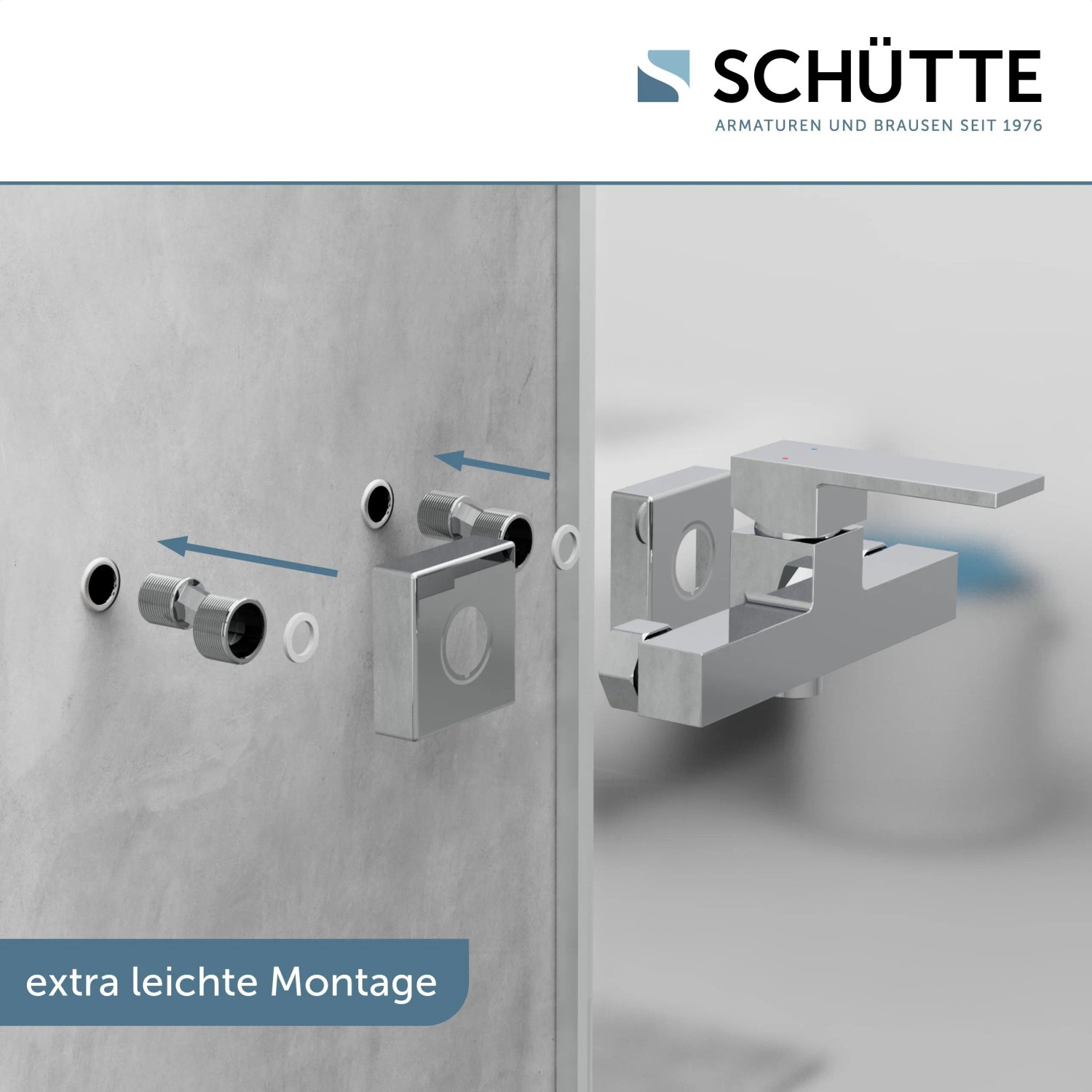 Schütte Duscharmatur Tokyo II Chrom Montageablauf