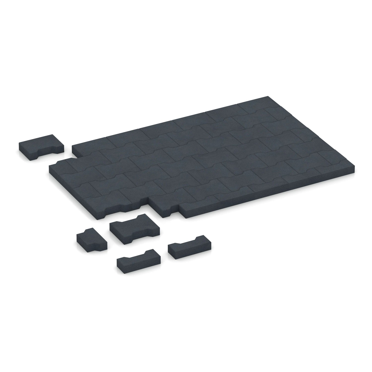 WARCO Pflasterstein Schiefergrau 200 x 165 x 43 mm 0,0278 m²_2
