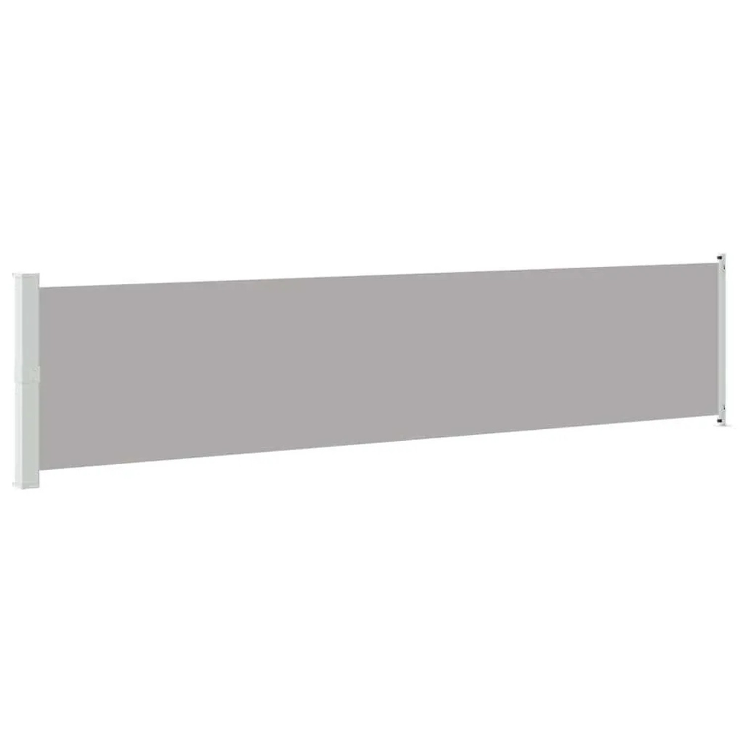 vidaXL Ausziehbare Seitenmarkise 140x600 cm Grau 313373