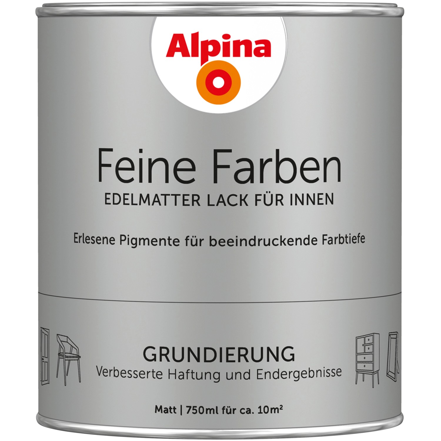 Thumbnail - Alpina Feine Farben Lack Grundierung 750 ml
