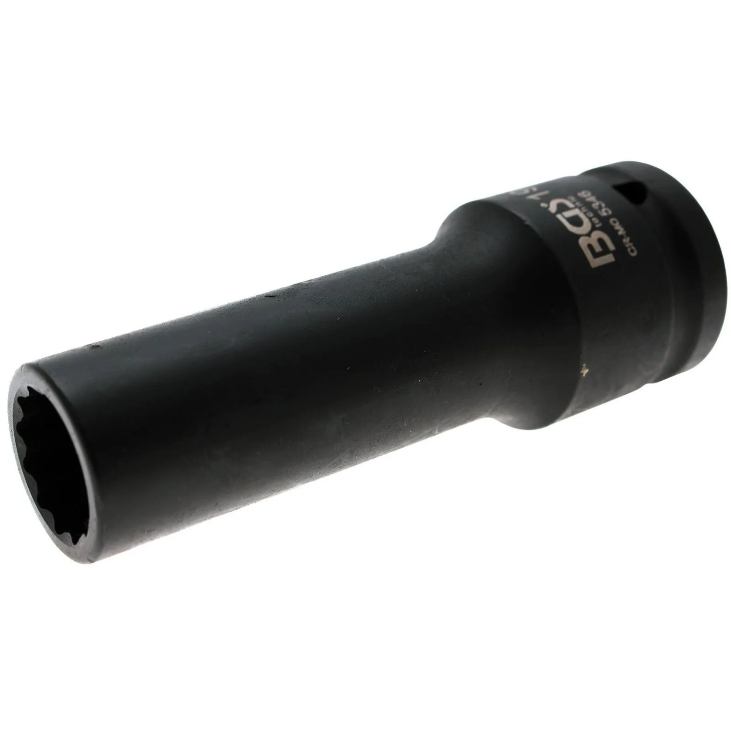 BGS Kraft Steckschlüssel Einsatz Zwölfkant Tief Antrieb Innenvierkant 20 Mm  3 4 Zoll  SW 19 Mm 5346