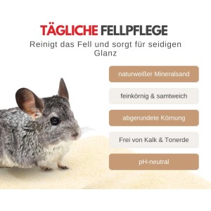 Supravit Chinchilla Sand Badesand für Hamster und Chinchilla