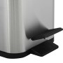 Detailaufnahme: Spirella Kosmetikeimer Erik, 5 l, Chrom, mit Pedal.