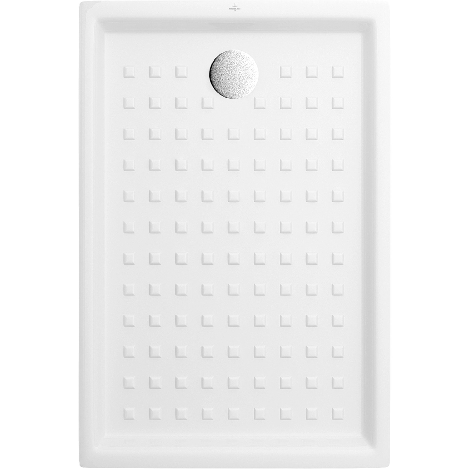 Villeroy & Boch Rechteck-Duschwanne O.Novo 120 cm x 80 cm x 6 cm Weiß Alpin