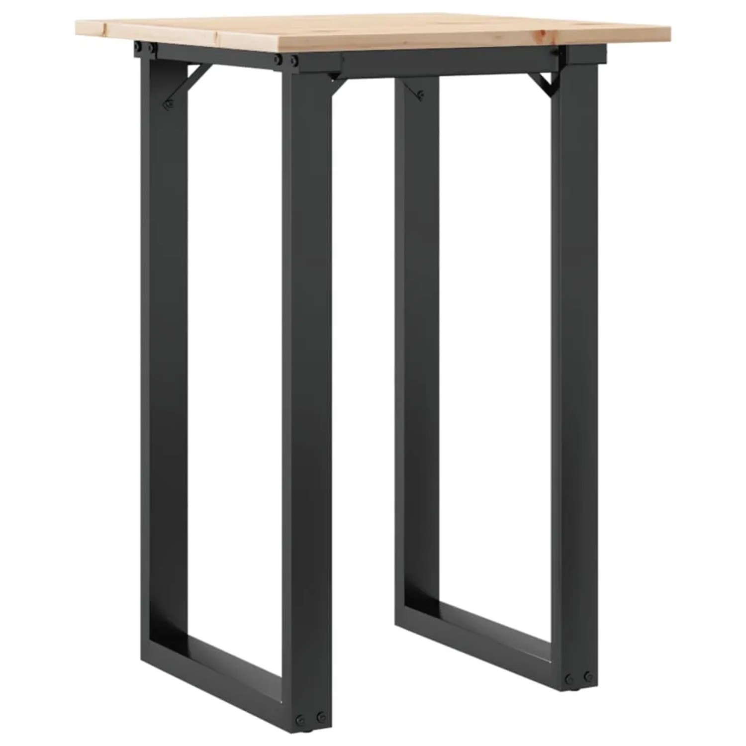 vidaXL kleiner Esstisch 50 x 50 x 75 cm Kiefer Massivholz Gusseisen kaufen bei OBI