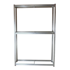 Leeres TRUTZHOLM Reifenregal für 8 Räder, 180x120x40 cm, aus Metall.