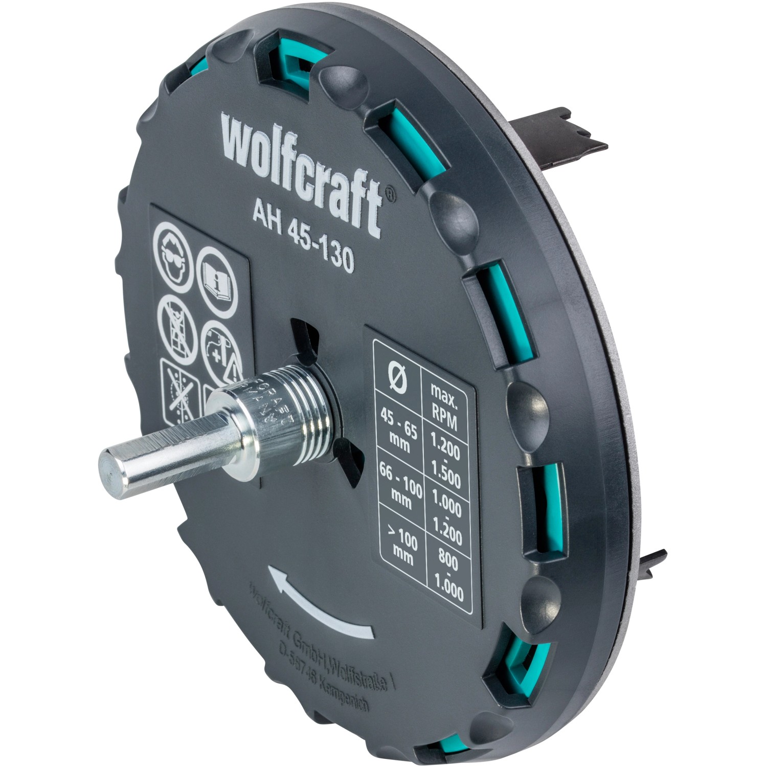 wolfcraft Lochsäge AH 45-130 verstellbar