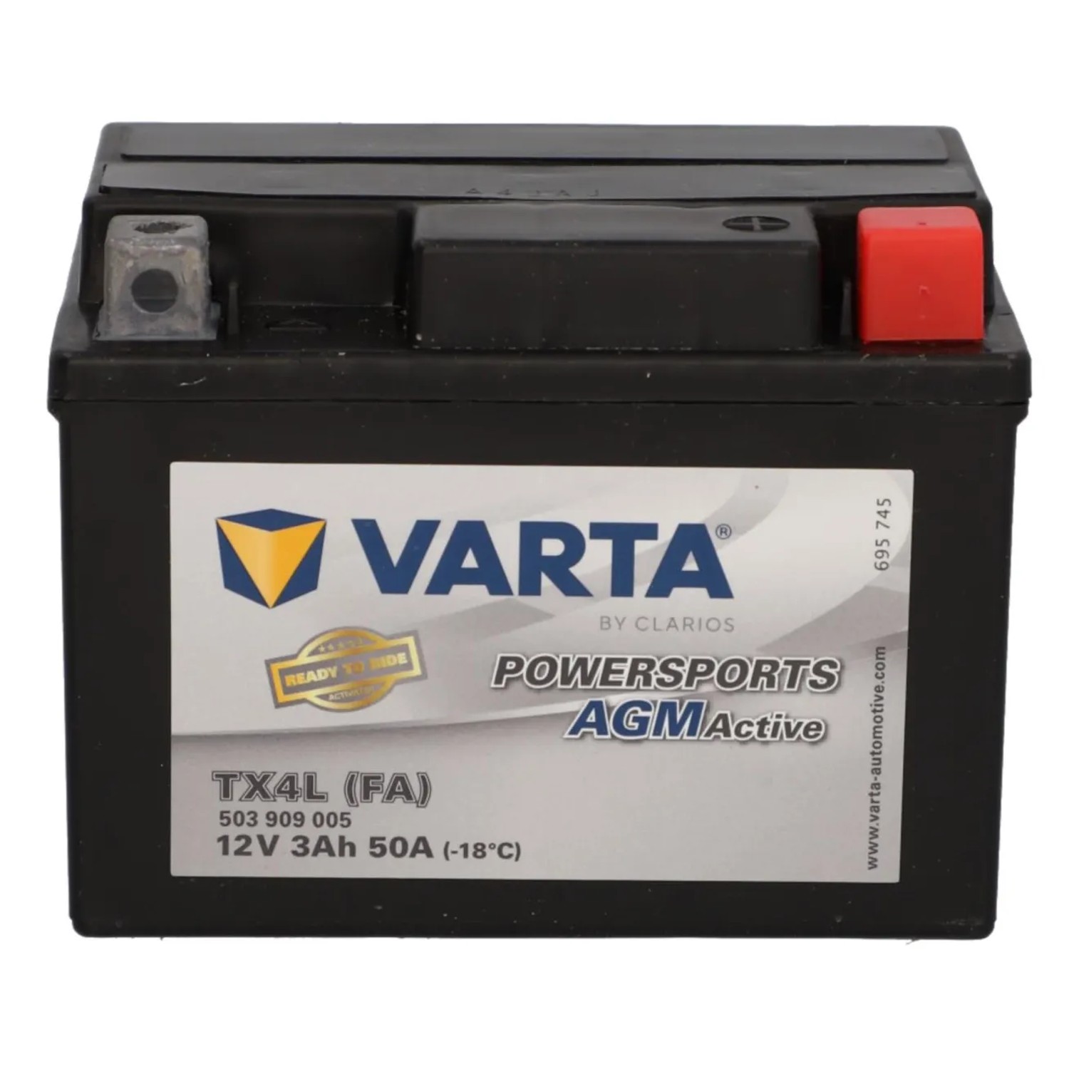 Varta MoBa Batterie 3Ah Powersports Active AGM für zuverlässige Startleistung.