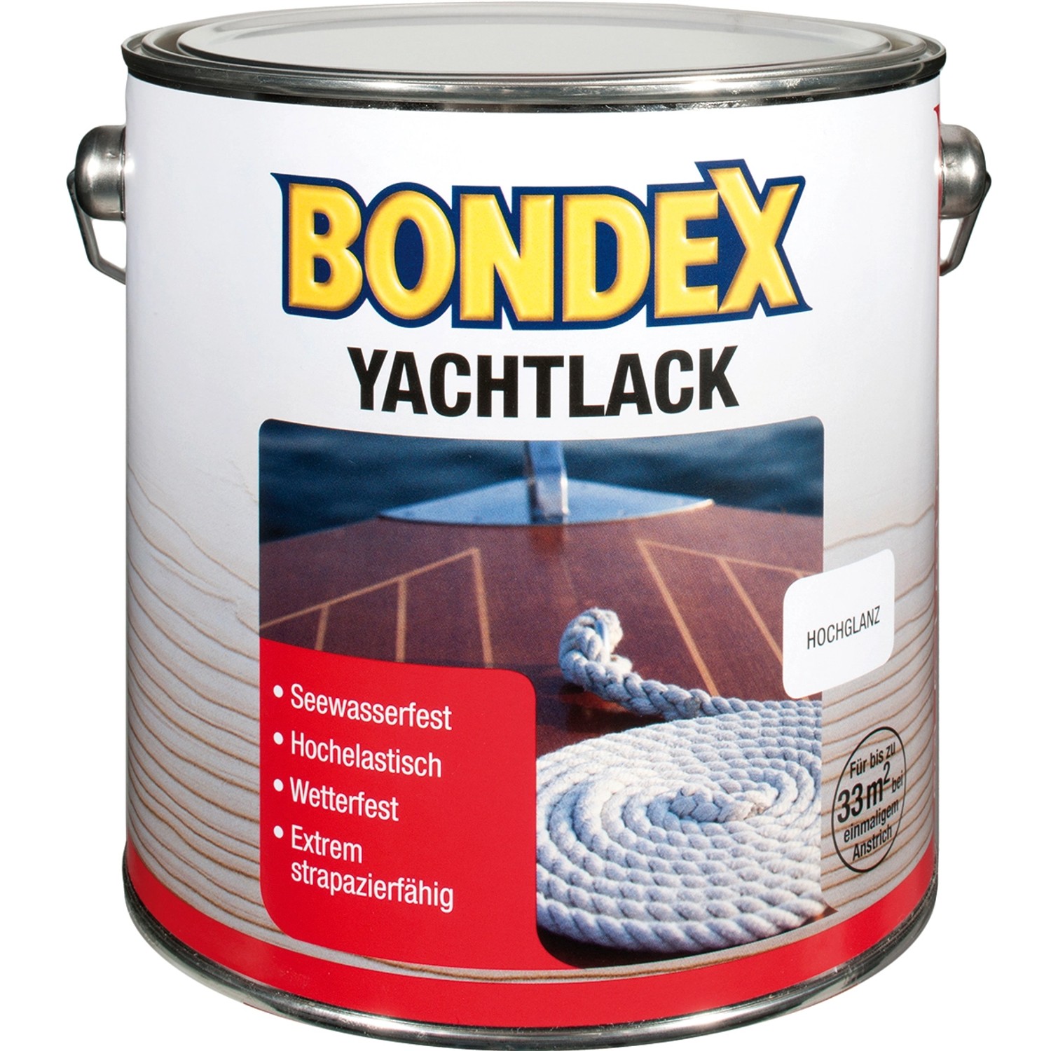 Bondex Yachtlack Transparent hochglänzend 2,5 l