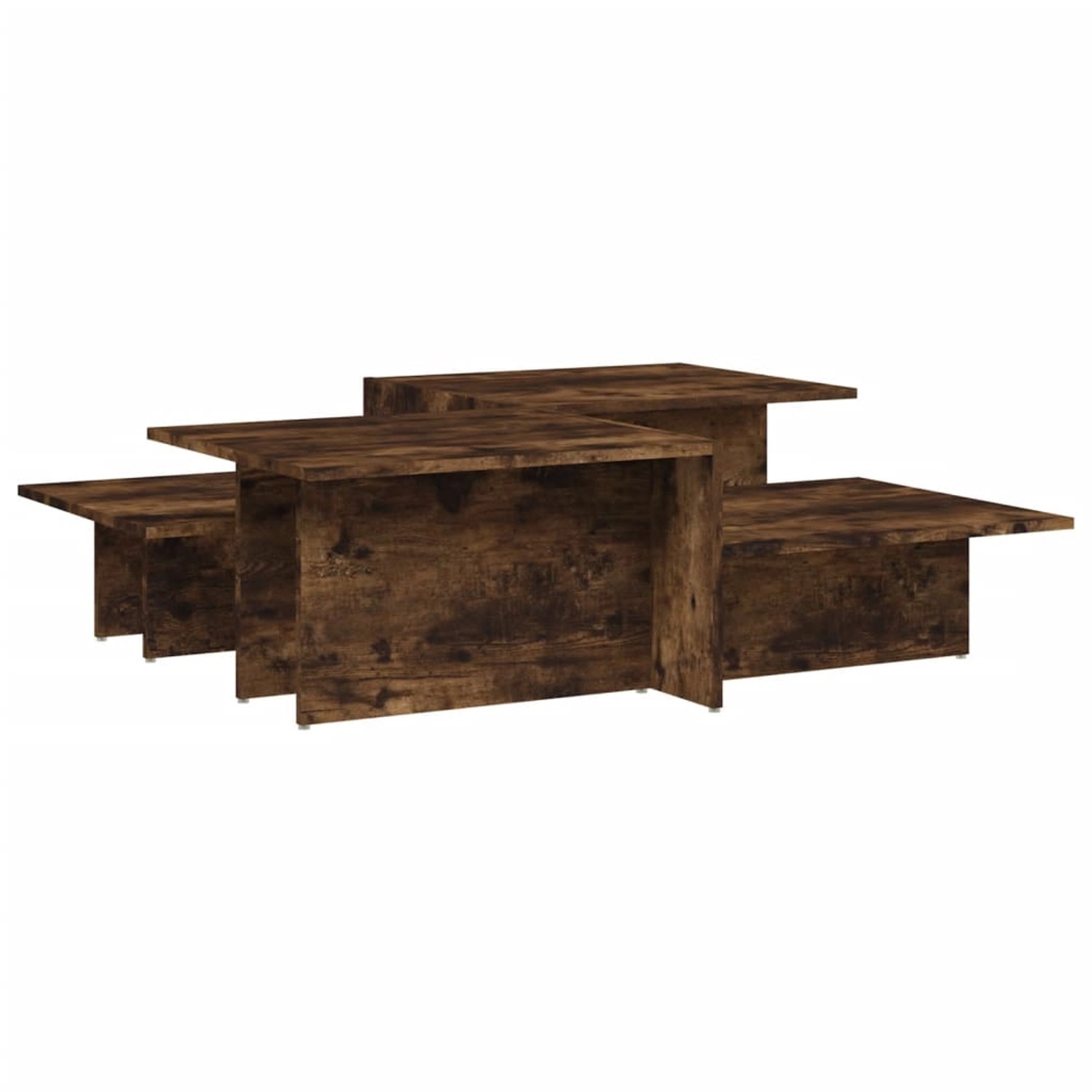 vidaXL Couchtische 2 Stk Räuchereiche Holzwerkstoff 3216158 günstig online kaufen