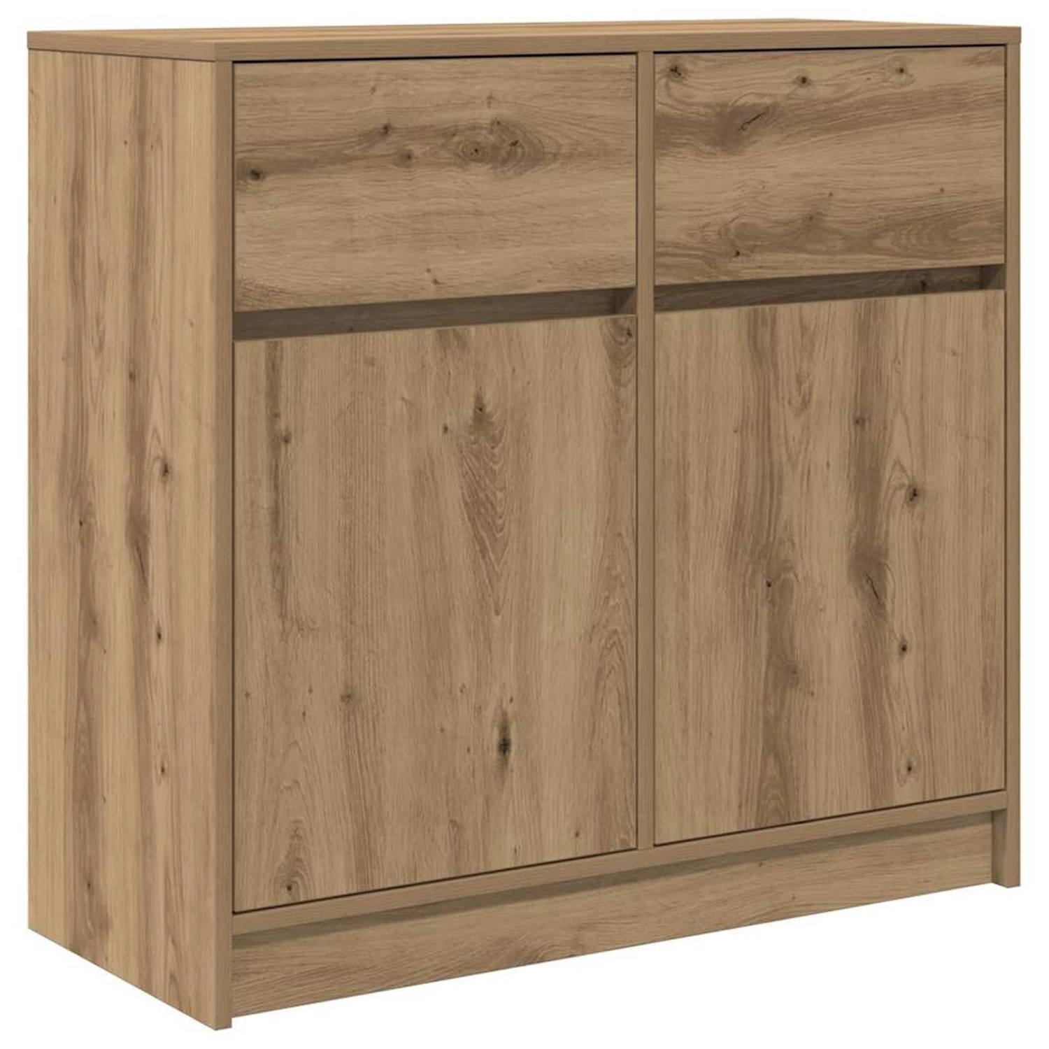 vidaXL Sideboard mit Schublade Artisan-Eiche 80x34x76 cm Holzwerkstoff 8615 günstig online kaufen