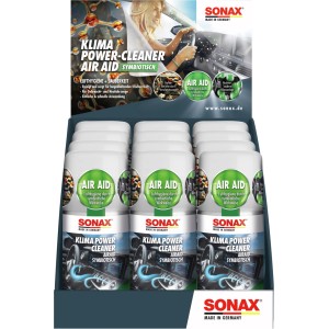 Sonax Klimapowercleaner antibakteriell für Auto, entfernt Bakterien und Schimmel im Lüftungssystem.