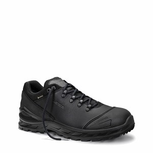 Schwarzer Elten Sicherheitshalbschuh Leandro Work Lx Pro Gtx Lo S3, Größe 43.