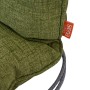 Siena Garden Sitzkissen Askella, olivgrün, mit Bindebändern für Stühle und Bänke.