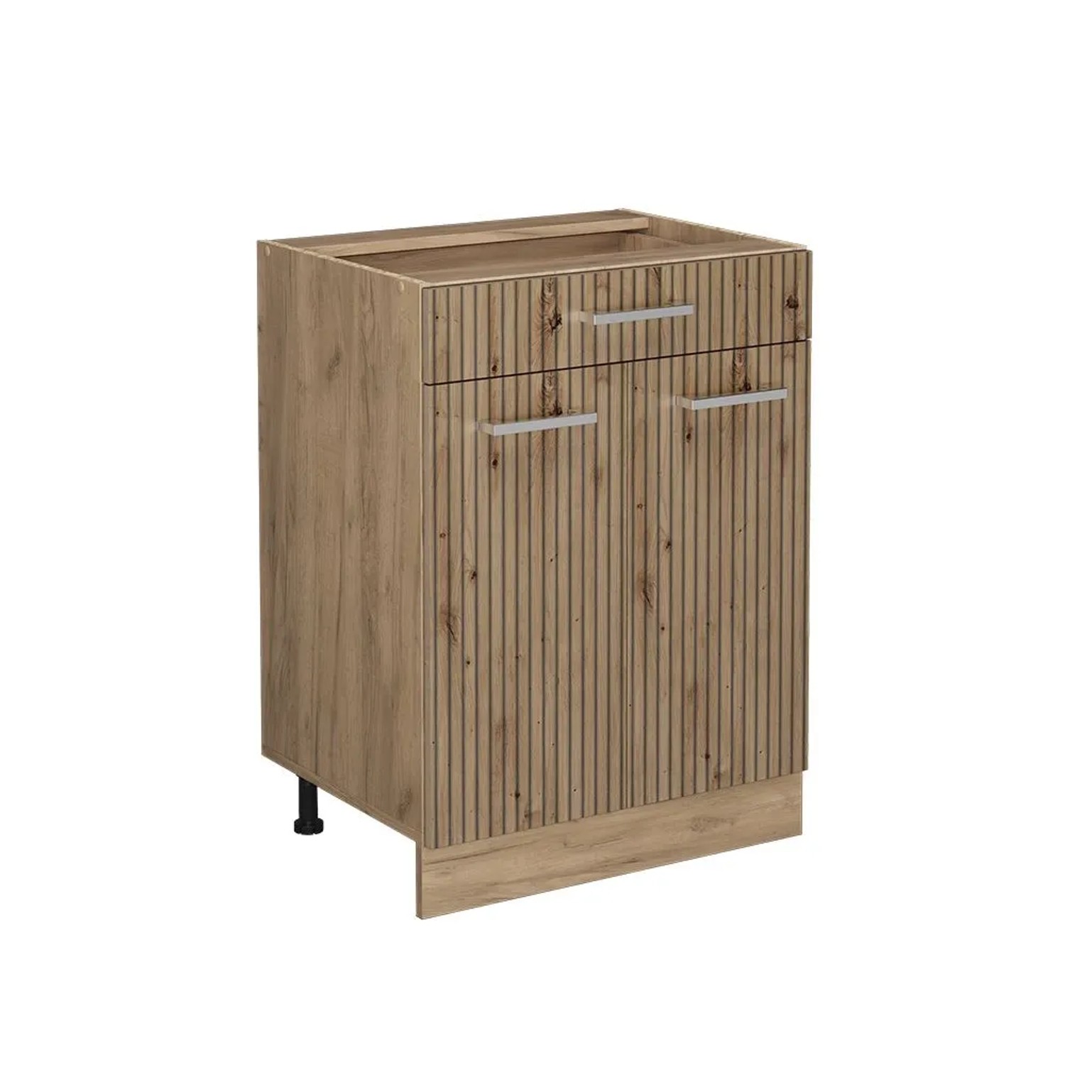 Vicco Küchenunterschrank R-Line Artisan-Eiche Goldkraft Eiche 60 cm mit Schublade ohne Arbeitsplatte
