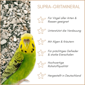 Supravit Supra Gritmineral Mineraliengrit für Vögel