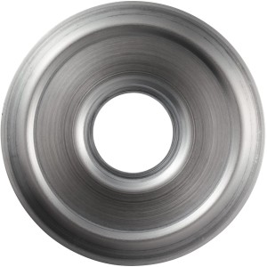 Abus Abdeckrosette für Türspion, silberfarben, aus Metall.