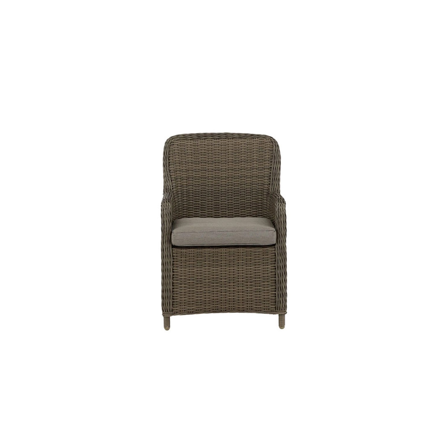 ebuy24 Wembley Gartenstuhl mit Armlehnen mit Kissen Naturbeige günstig online kaufen