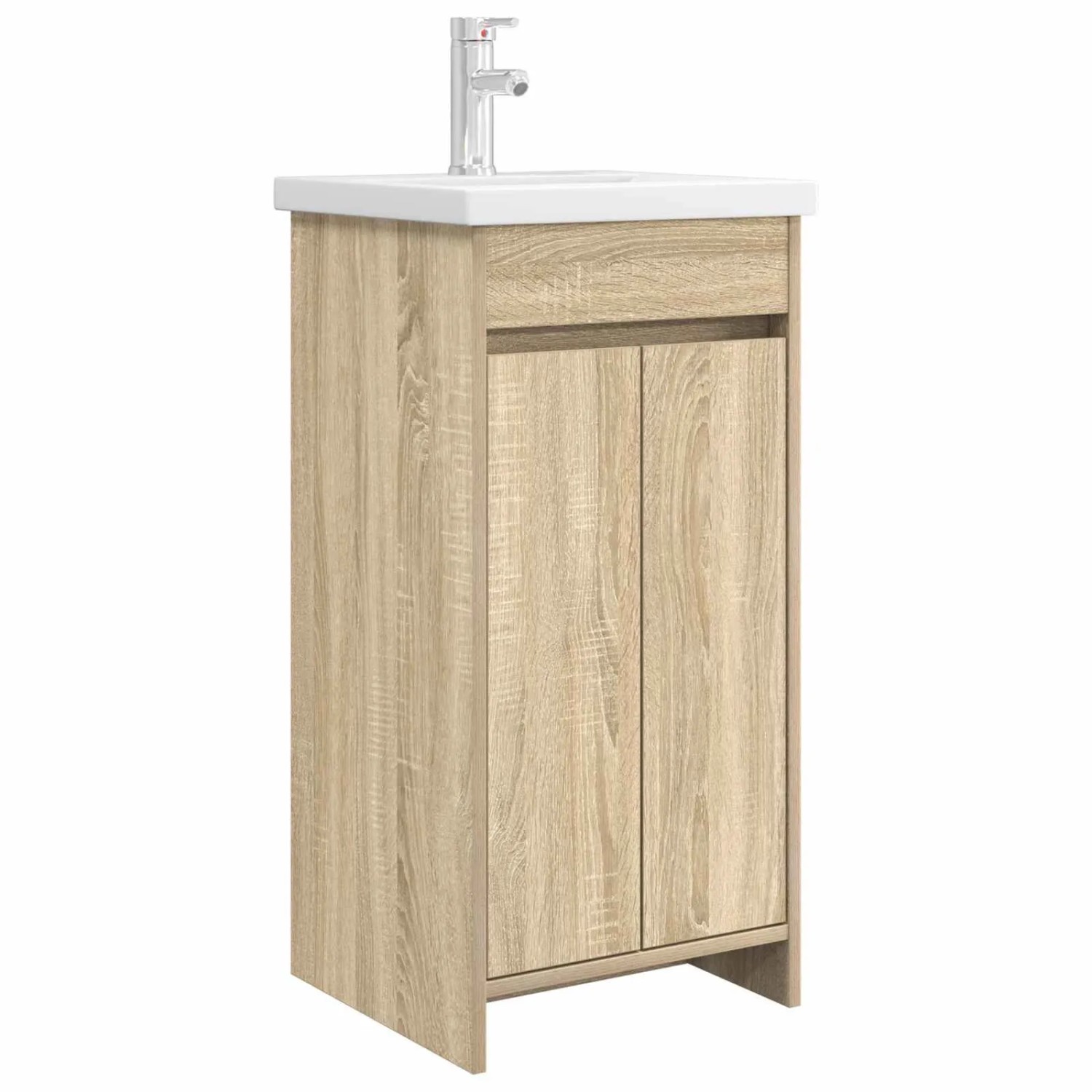 vidaXL Badezimmerschrank mit Waschbecken Sonoma-Eiche 890770