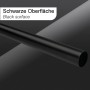 Schwarze SOTECH Schrankstange, rund, Ø 25 mm, Länge 1000 mm.