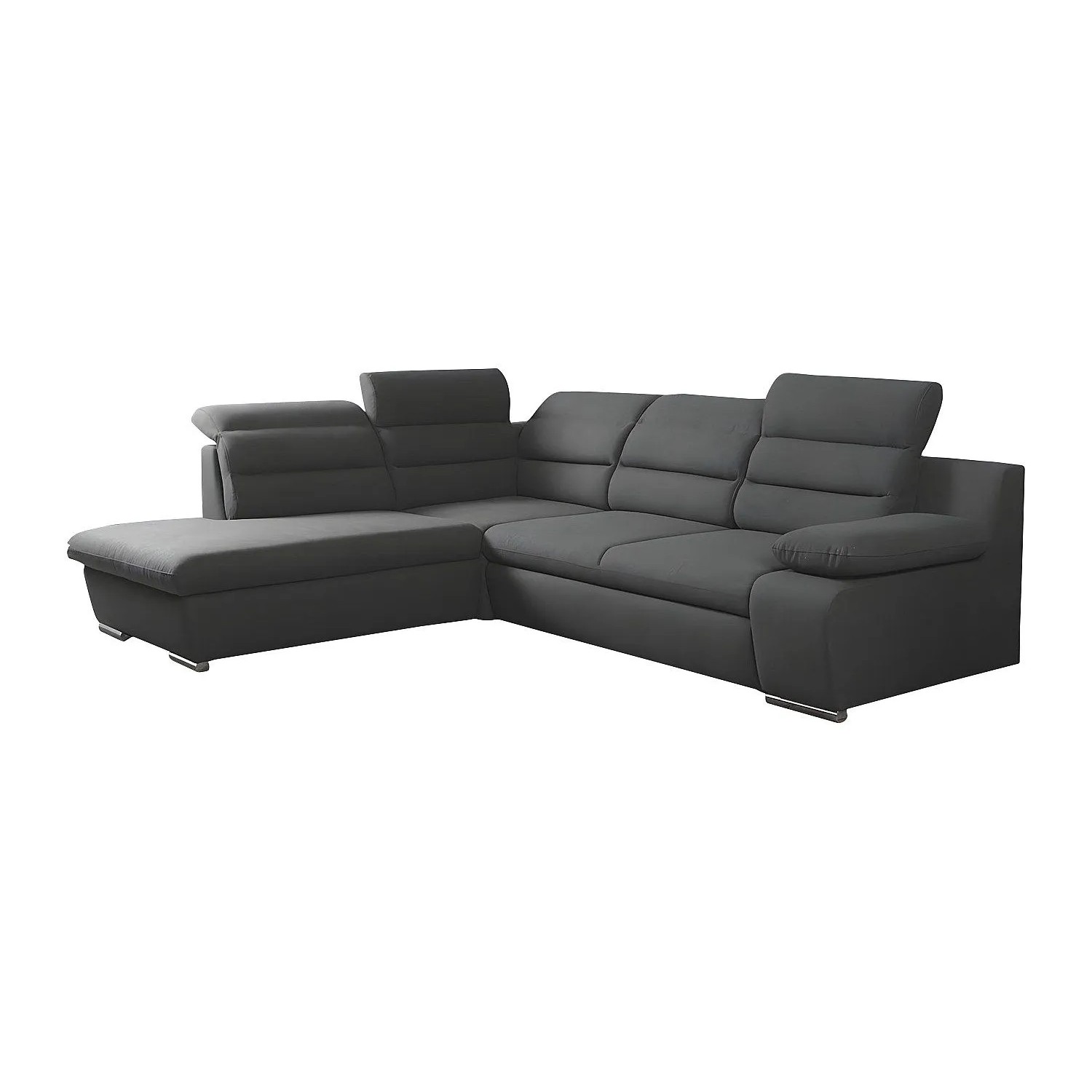 Vente-unique Schlafsofa Pylos Anthrazitgrau 269 cm