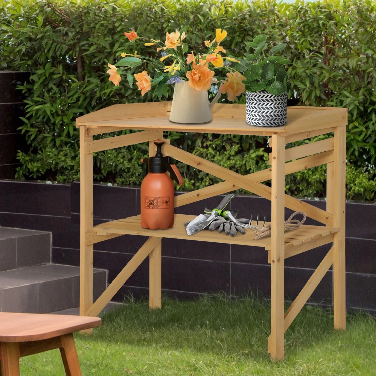 Outsunny Pflanztisch 80 x 40 x 84 cm kaufen bei OBI