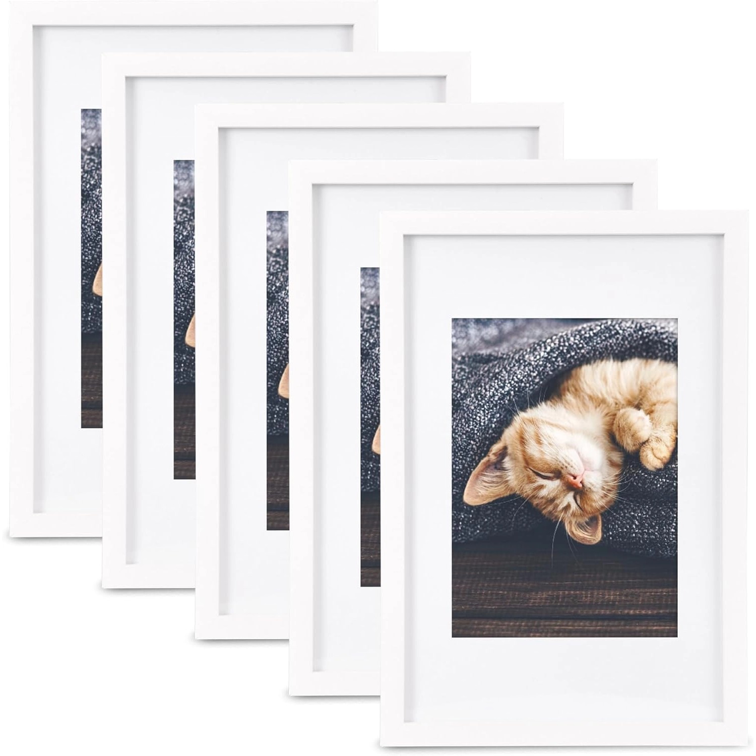 Bomoe Galeria Bilderrahmen 1 Bild 13x18cm Weiß 5tlg günstig online kaufen
