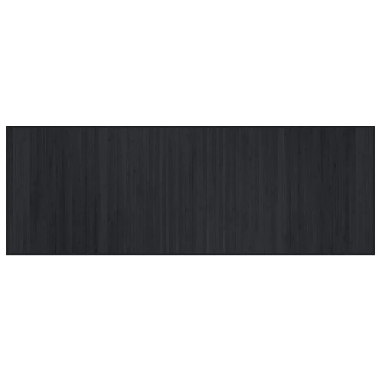 vidaXL Teppich Rechteckig Schwarz 70x200 cm Bambus 376870 günstig online kaufen