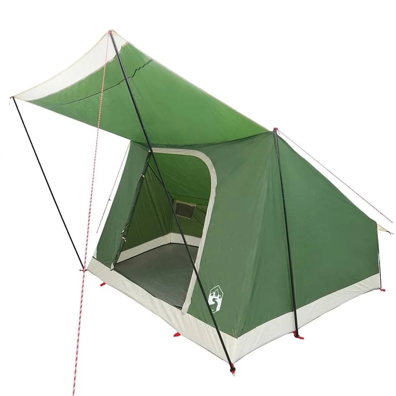 vidaXL Campingzelt mit Dach mit Speicher Grün 282 x 225 x 154 cm Taft 42001 günstig online kaufen