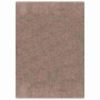 Brauner rechteckiger Shaggy Teppich aus PP mit hohem Flor und Anti-Rutsch-Basis, 160x230 cm.