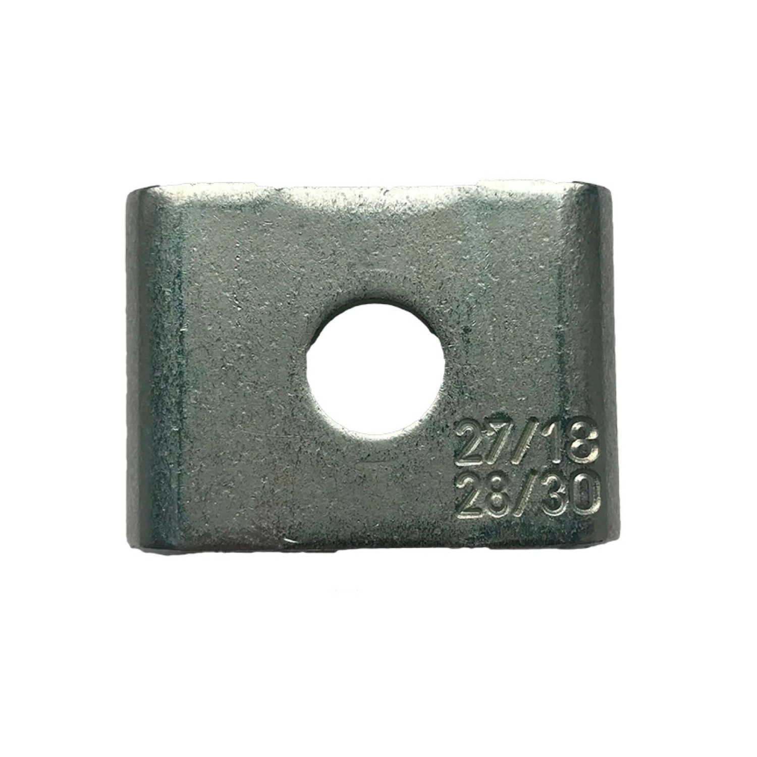 Dalsys Halteklammer 100x für 38-40 Montageschiene Stahl Verzinkt Silber