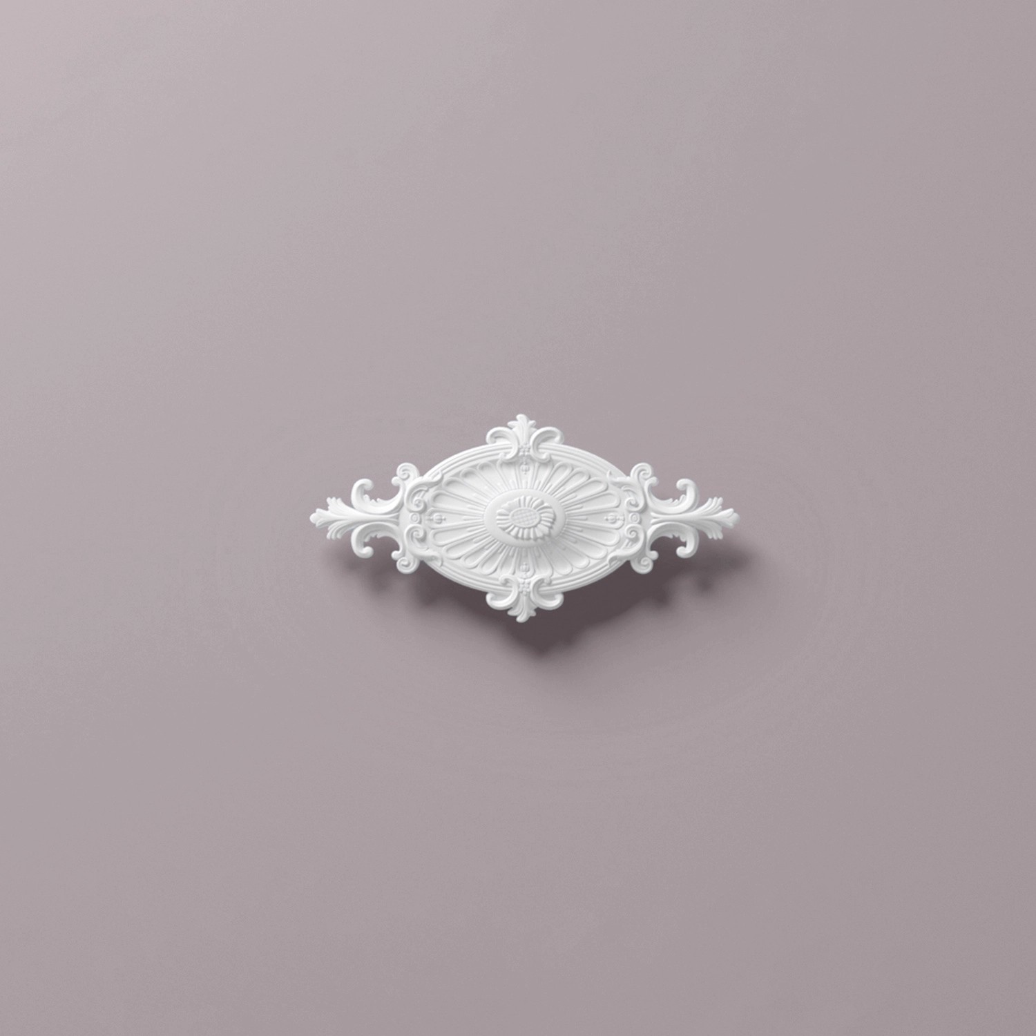 NOEL & MARQUET NMC R1 ARSTYL Rosette Zierelement 60,5 cm x 31 cm x 3,8 cm Weiß