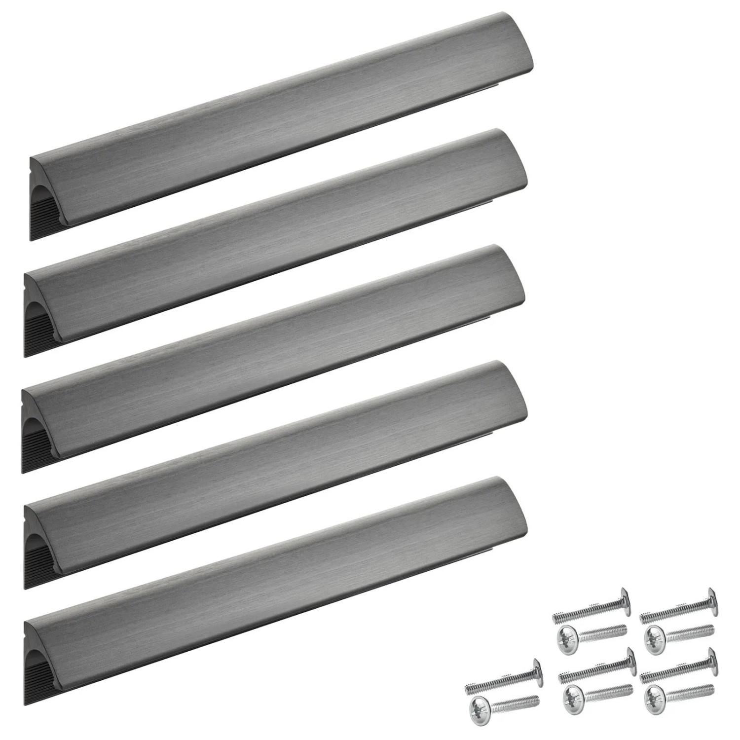 Thumbnail - SOTECH 5x Griffleiste Blackline ELEGANCE BA 192 mm Schwarz Matt Eloxiert