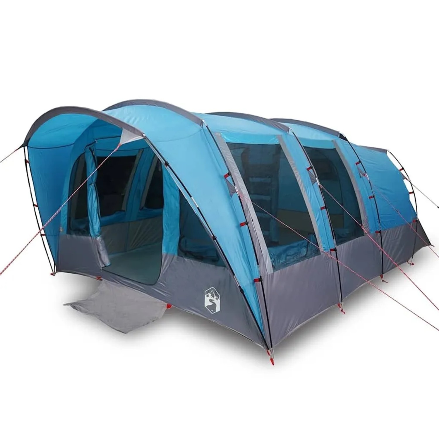 Furnicato Familienzelt Tunnelzelt Blau 430 X 314 X 183 Cm