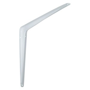 Weiße OBI Konsole Eris, 300x350 mm, für Regalböden und Möbelbau.