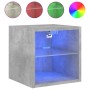 vidaXL TV-Wandschränke mit LED-Leuchten 2 Stk Betongrau 30x28,5x30 cm 836980_7
