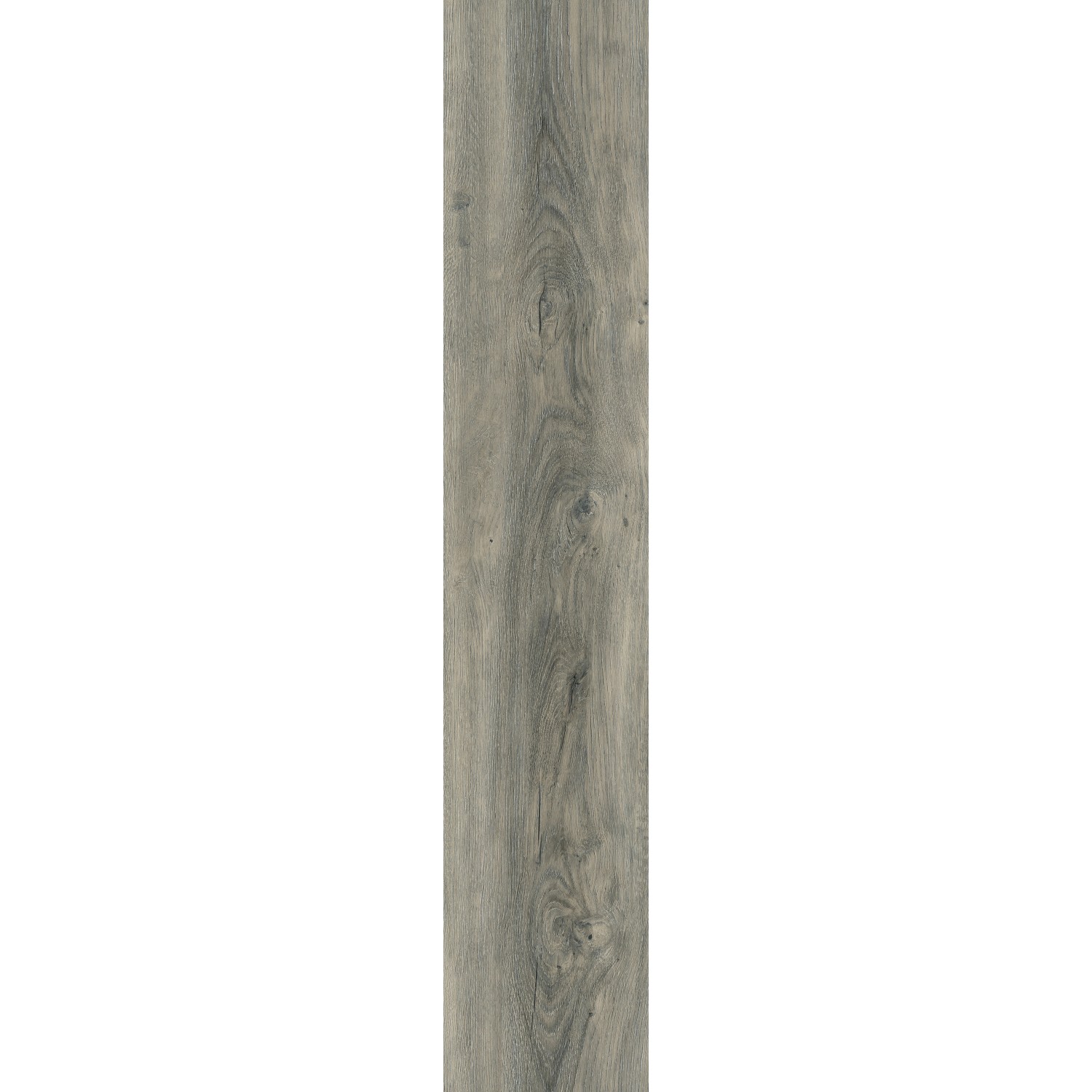 Klick-Vinylboden Eiche Brüssel, graue Holzoptik, für einfache Verlegung.