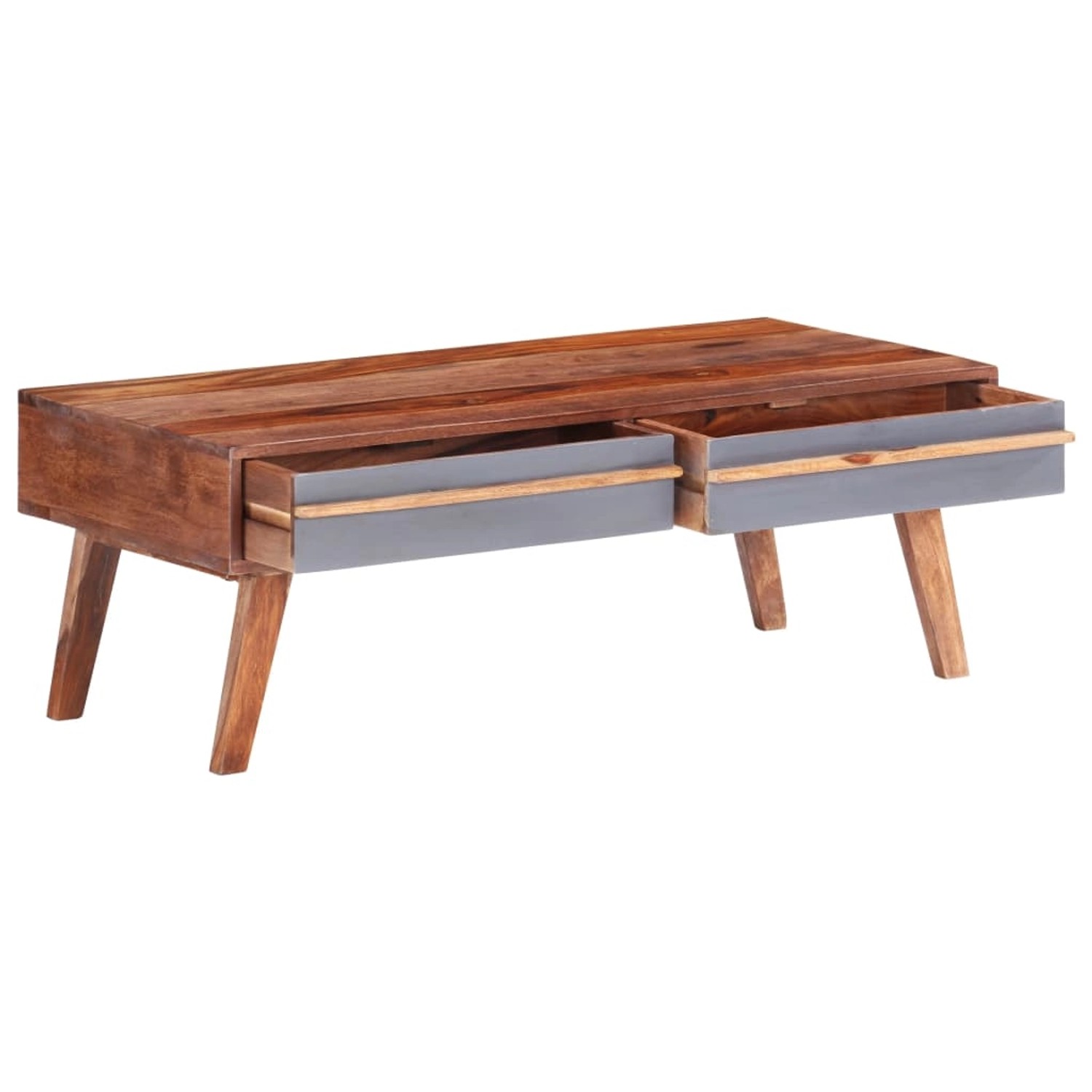 Couchtisch Grau 110x50x40 Cm Massivholz günstig online kaufen