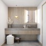 DSK Design LED-Lichtspiegel Chryst. Capelo 50x70 cm im Badezimmer.