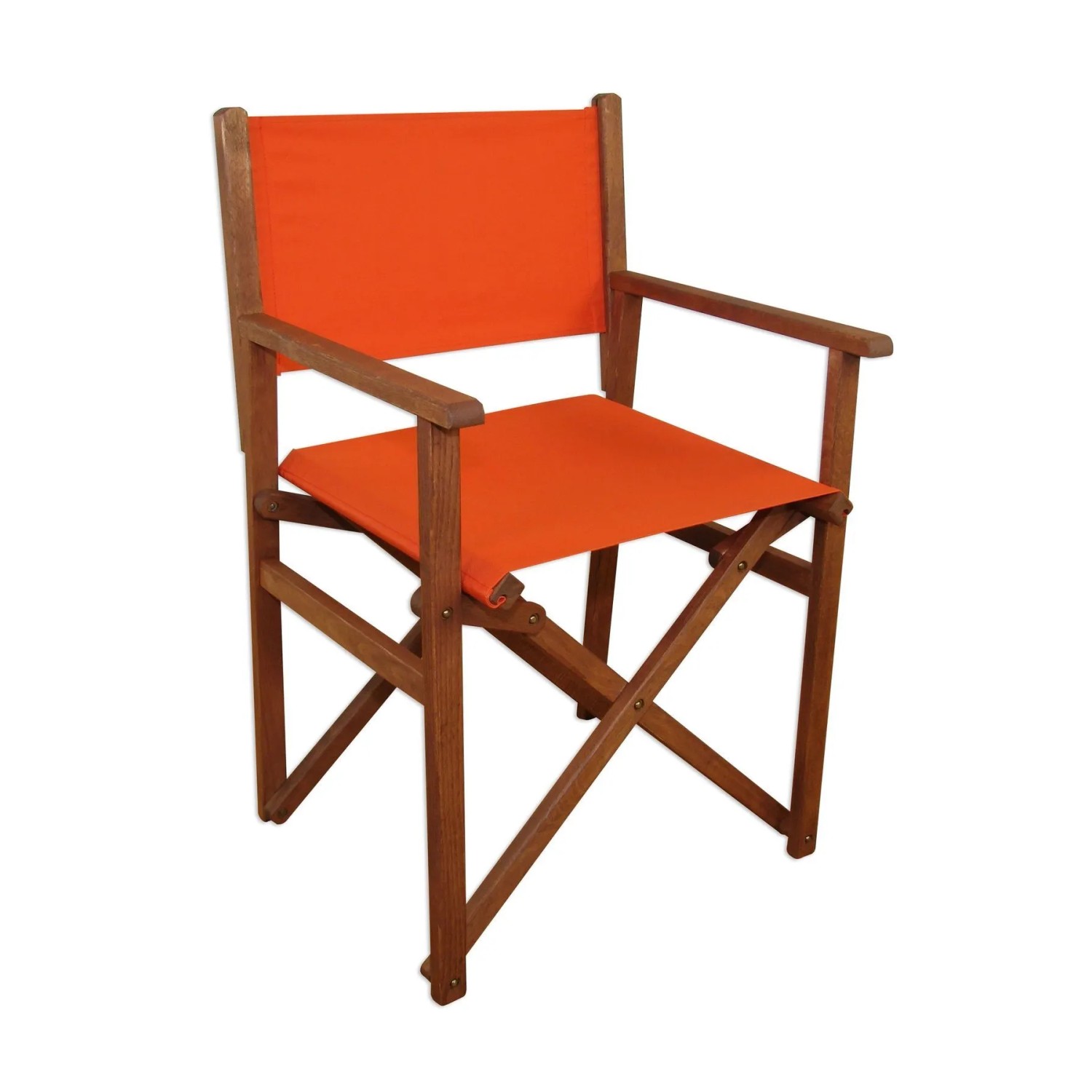 Erst-Holz Regiestuhl Klappstuhl Gartenstuhl Buche 10-100 Terracotta/Orange