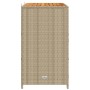 vidaXL Schrank mit Tür Beige 70 x 50 x 87 cm Polyester und Roly Ratten 42026914_6