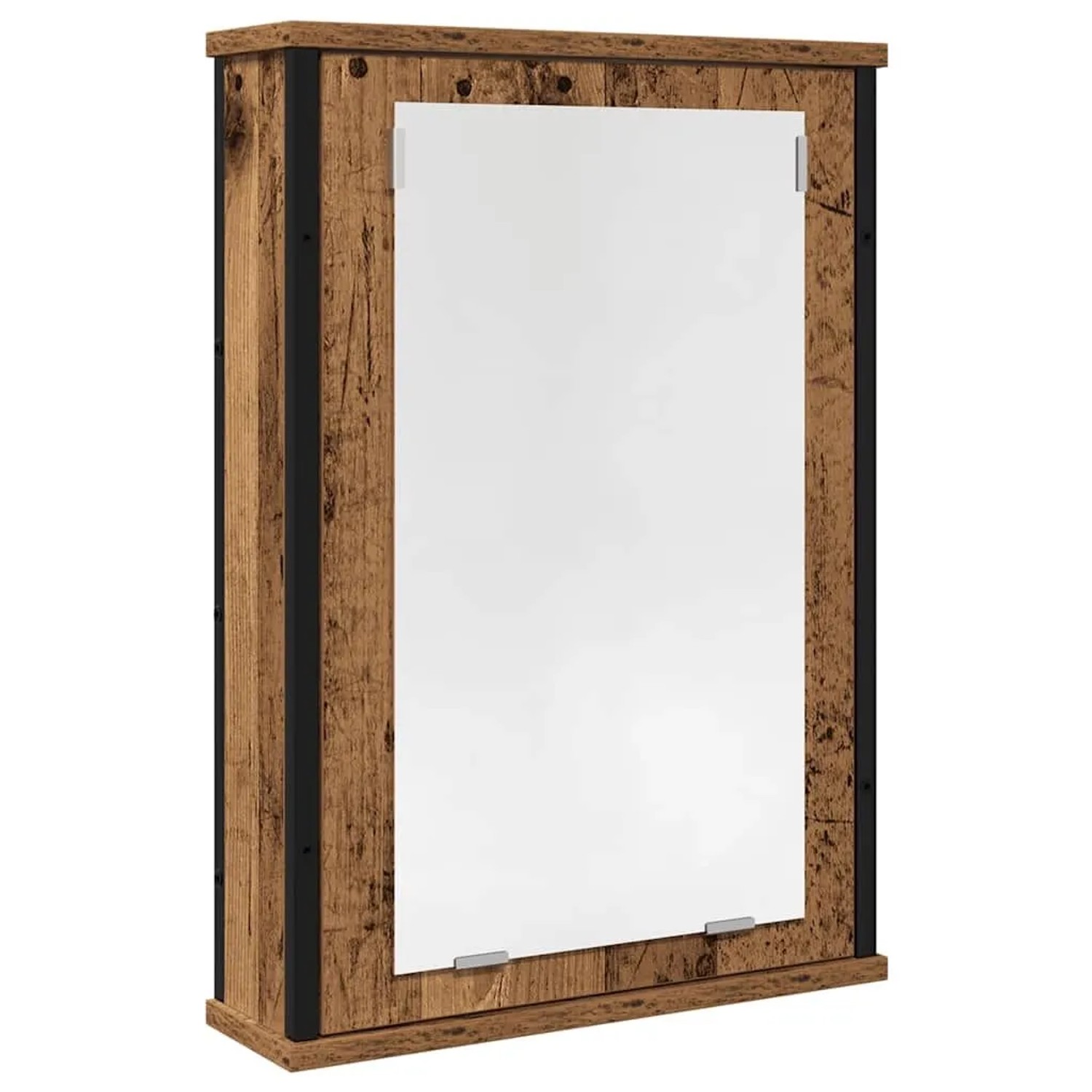 vidaXL Bad-Spiegelschrank Altholz-Optik 42x12x60 cm Holzwerkstoff 862229 günstig online kaufen