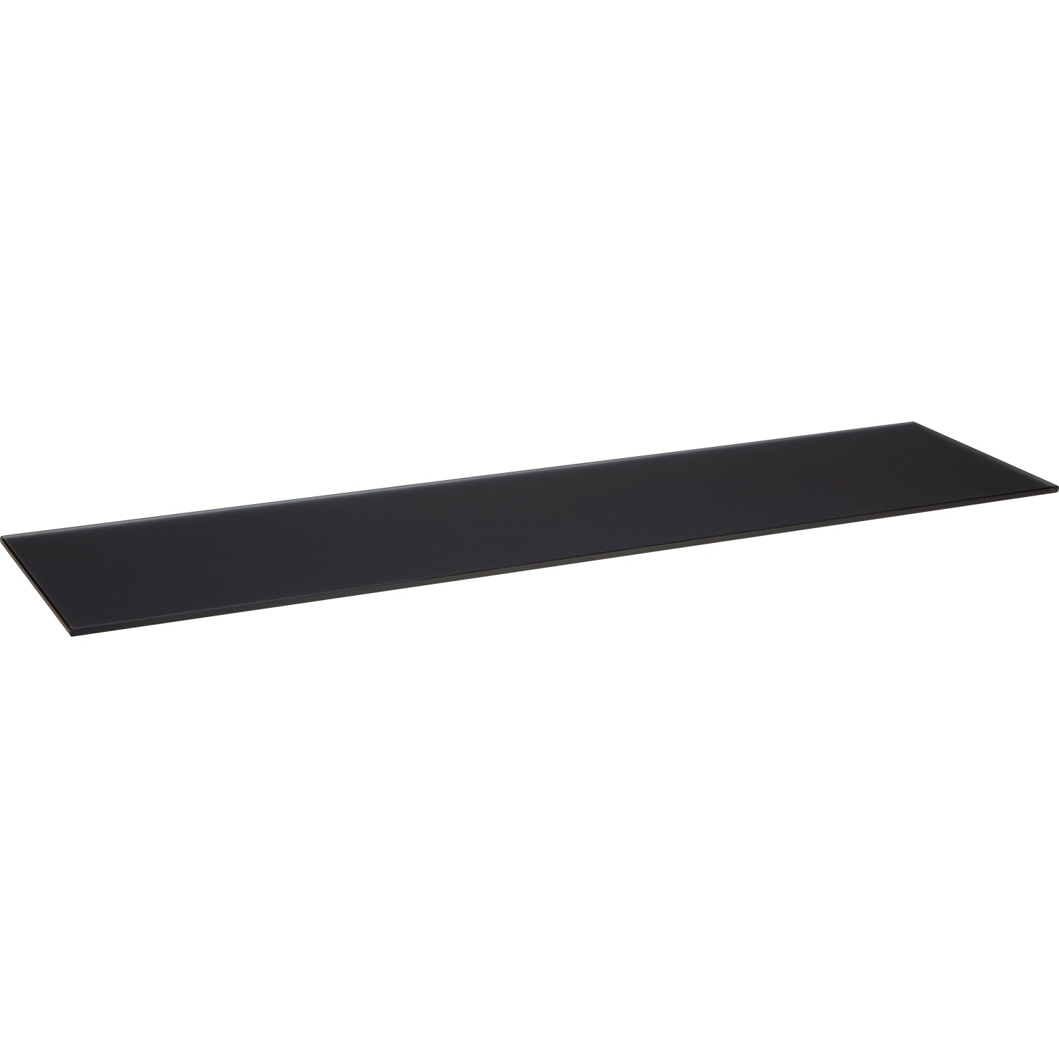 Glasregal Bransley 0,6 cm x 80 cm x 20 cm Schwarz günstig online kaufen