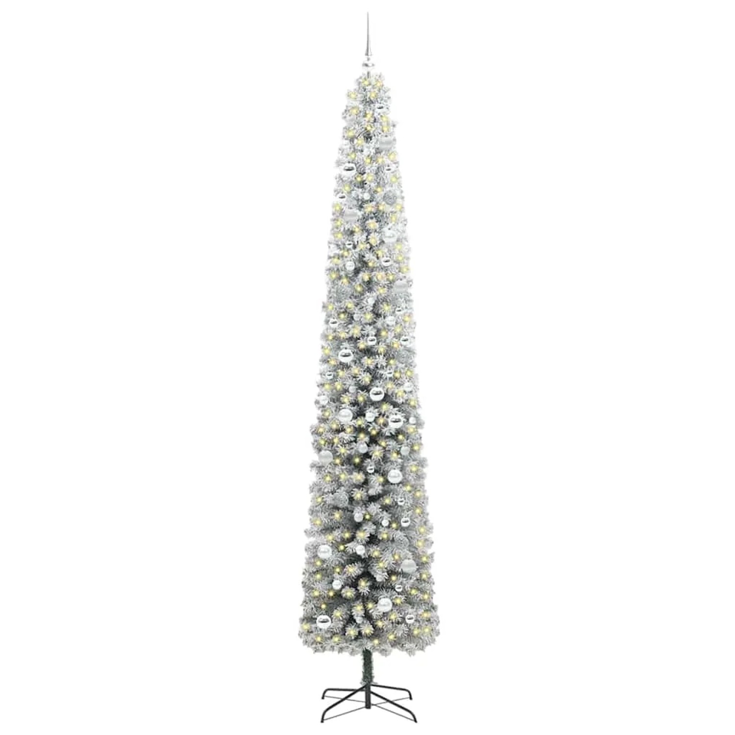 vidaXL Künstlicher Weihnachtsbaum mit 300 LEDs mit Ständer Grün 270 cm 3395058
