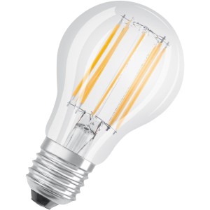Osram E27 LED Leuchtmittel in Glühlampenform, 11W, warmweißes Licht.